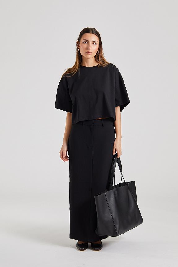 Stylein Berkley Black Long Skirt